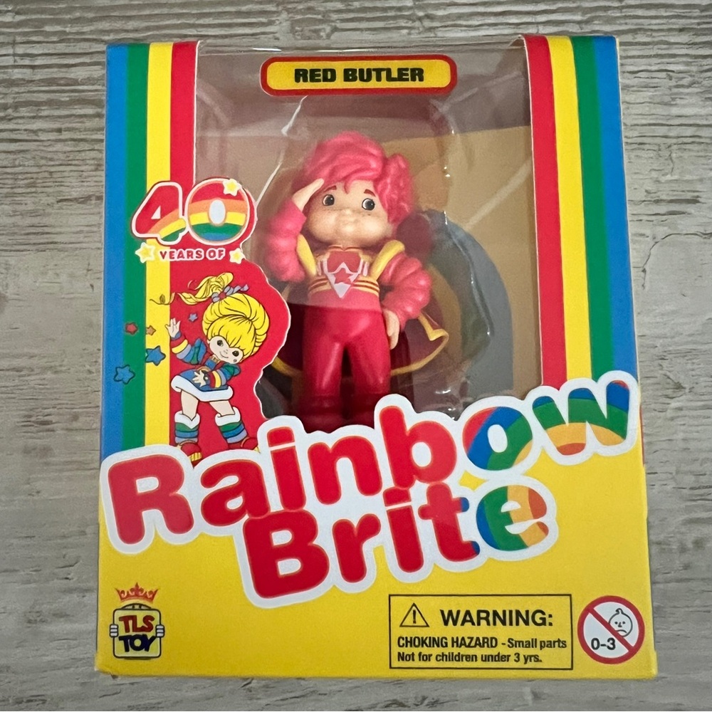 New In Box RED BUTLER Rainbow Brite 40th Anniversary CheeBee 2.5"
